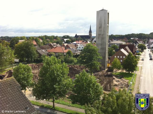 Glockenturm von St. Antonius Epe wurde gesprengt
