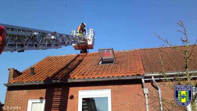 Kaminbrand in Overdinkel (NL)