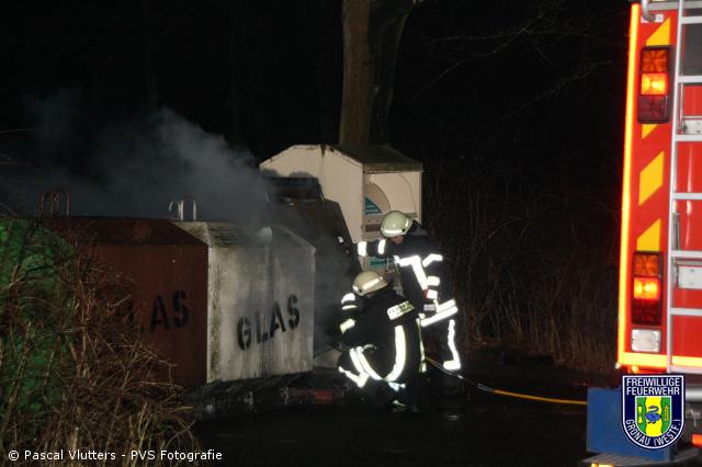 Containerbrand – Overdinkelstraße