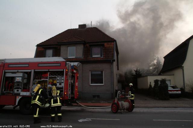 Brand im Mehrfamilienhaus