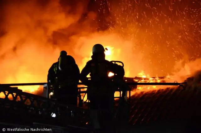 Reihenhausbrand in der Westbogenstraße