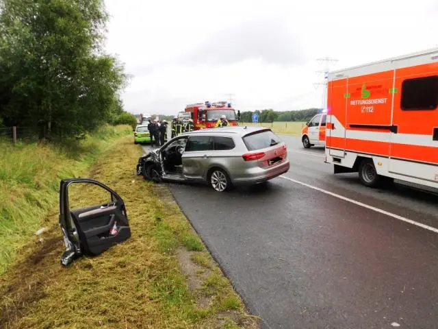 Verkehrsunfall auf der B 54 mit drei Leichtverletzten