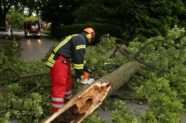 Sturm Zeljko bescherrte der Feuerwehr Gronau 25 Einsätze