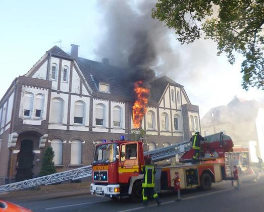 Wohnungsbrand an der Eper Straße 23