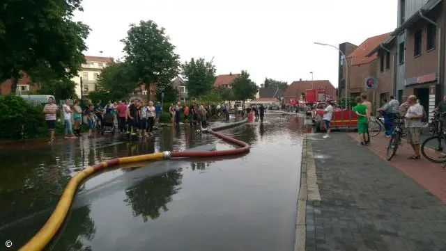Feuerwehr Gronau unterstützte den südlichen Kreis Borken beim Unwetter