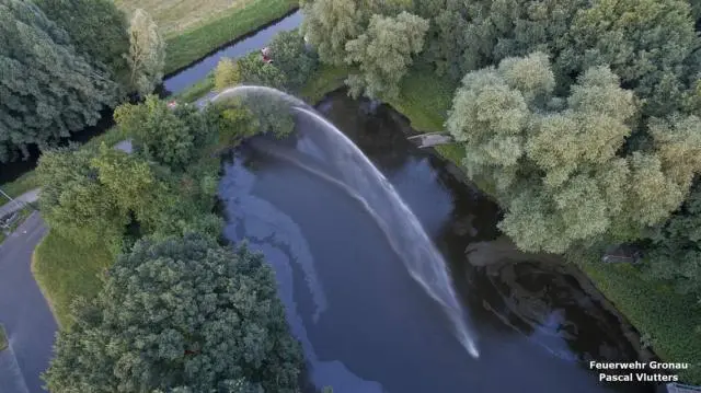 Pumpen zur Rettung der Fische eingesetzt