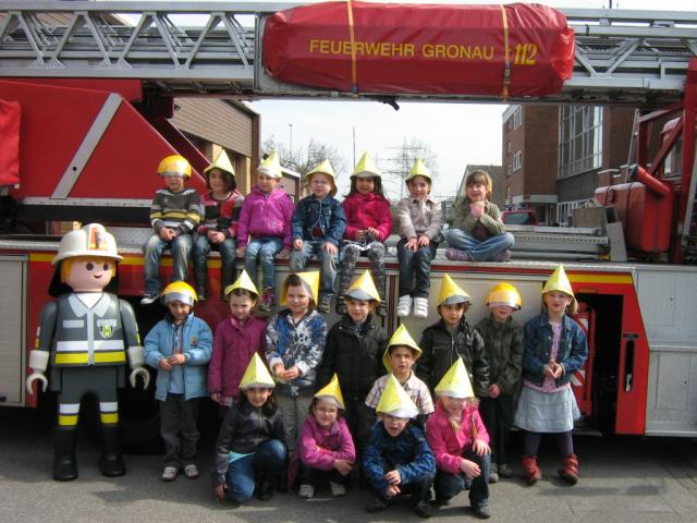 Kindergarten: St. Ludgerus – Feuerwehr Gronau