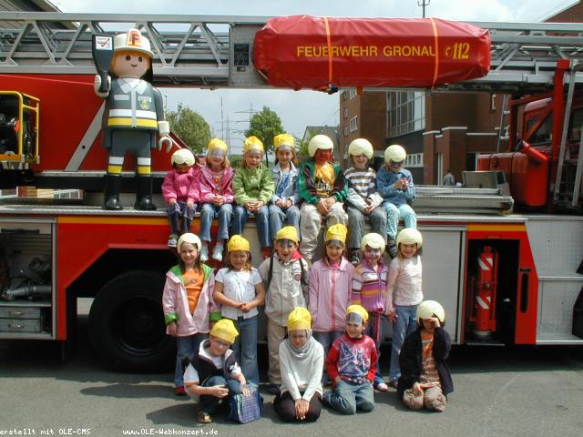 Kindergarten: St. Ludgerus – Feuerwehr Gronau