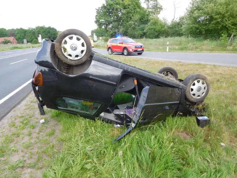 Verkehrsunfall auf der B 54