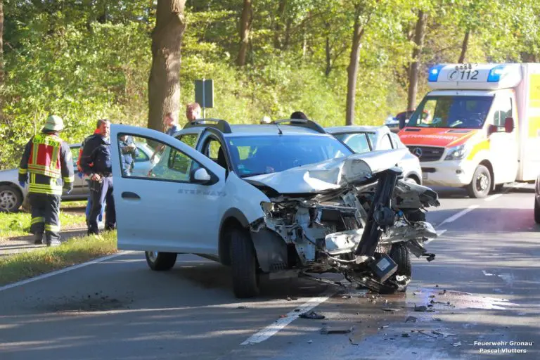 Verkehrsunfall auf der Gildehauser Straße (Baumwollstraße) verlief glimpflich