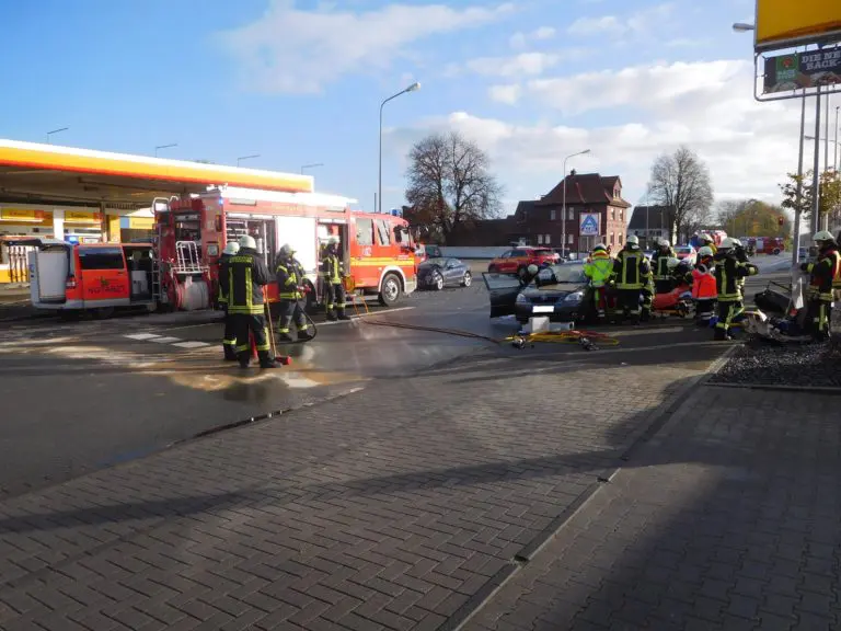 Verkehrsunfall mit zwei Verletzten auf der Ochtruper Straße