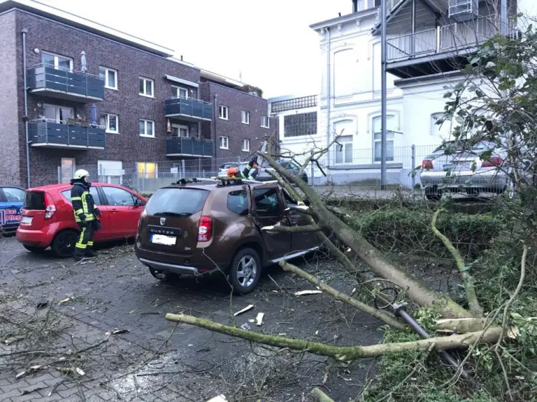 Sturmtief Friederike bescherte Feuerwehr Gronau eine Menge Einsätze
