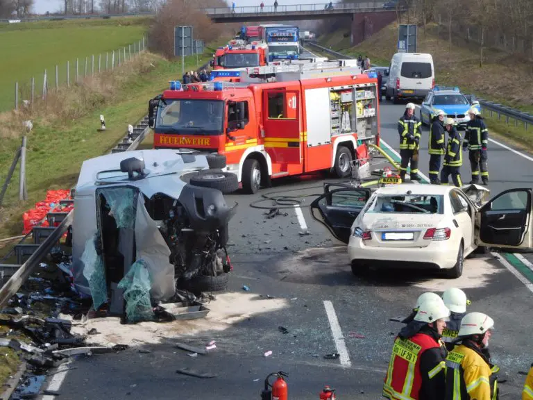 Schwerer Verkehrsunfall mit zwei Toten