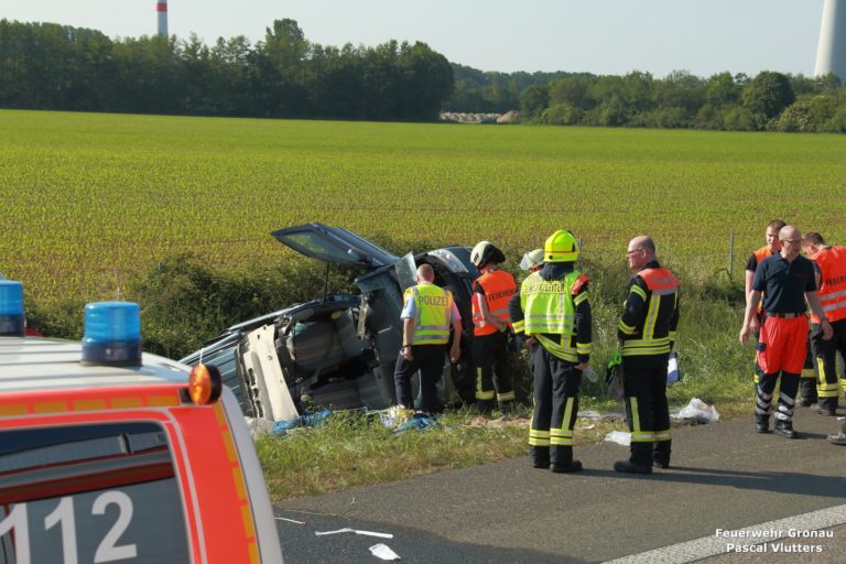 Schwerer Verkehrsunfall auf der A 31