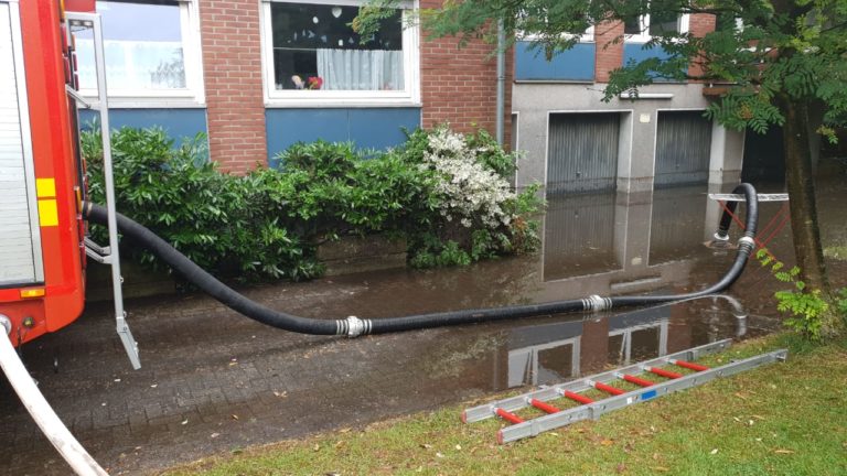 Starkregen traf auf Gronau