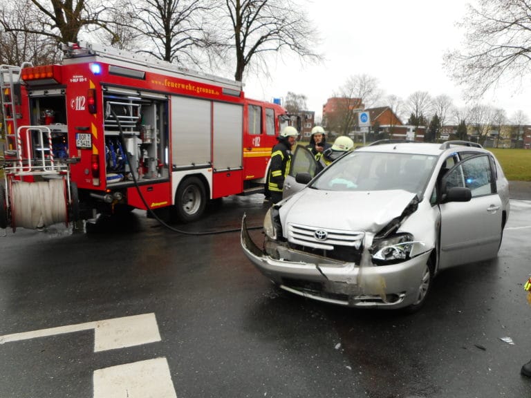 Verkehrsunfall auf der Laubstiege