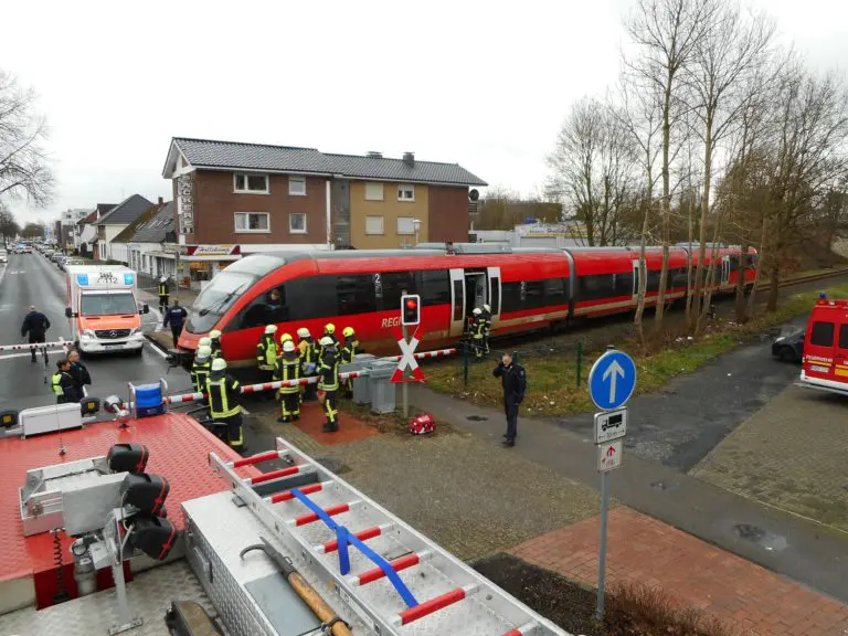 Bahnunfall auf der Ochtruper Straße