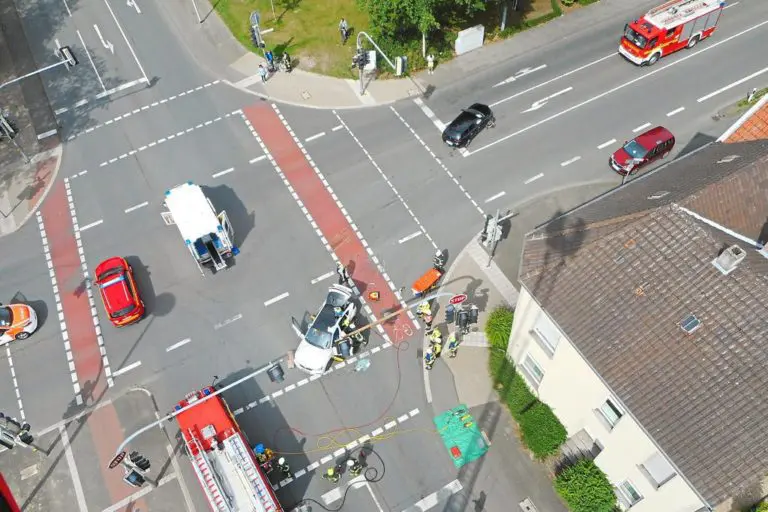 Verkehrsunfall auf der Kreuzung Eper Straße / Hermann-Ehlers Straße