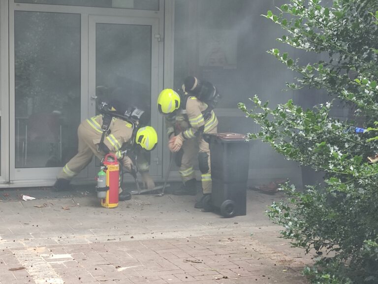 Kleinbrand im Kellerschacht