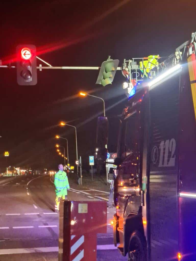 defekte Ampel, Brandmeldeanlage + Fehlalarm