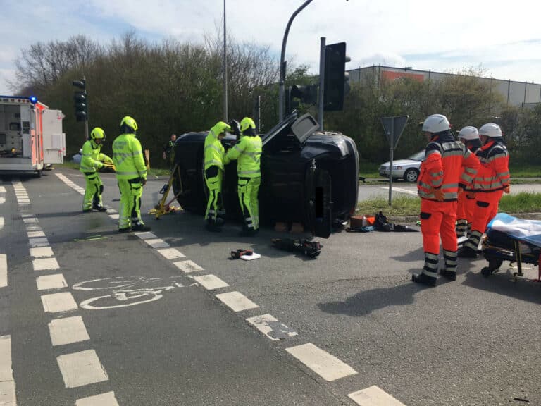Patientenschonende Rettung nach Verkehrsunfall