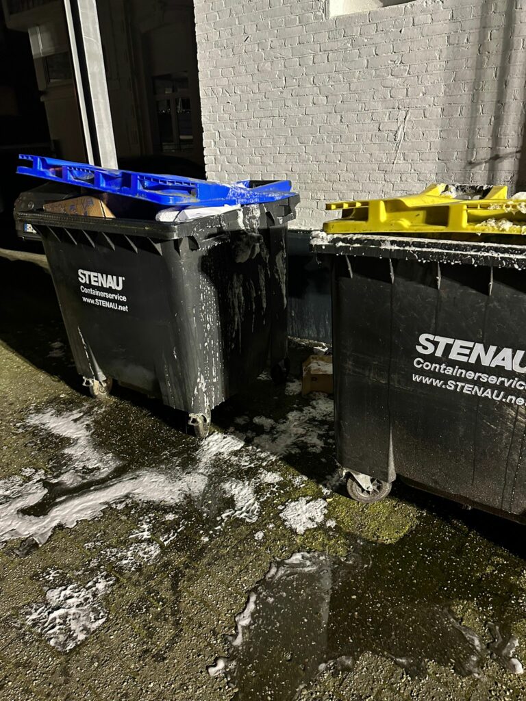 Containerbrand an der Enscheder Str.