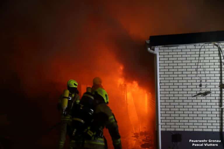 Mobilheim am Drilandsee Raub der Flammen