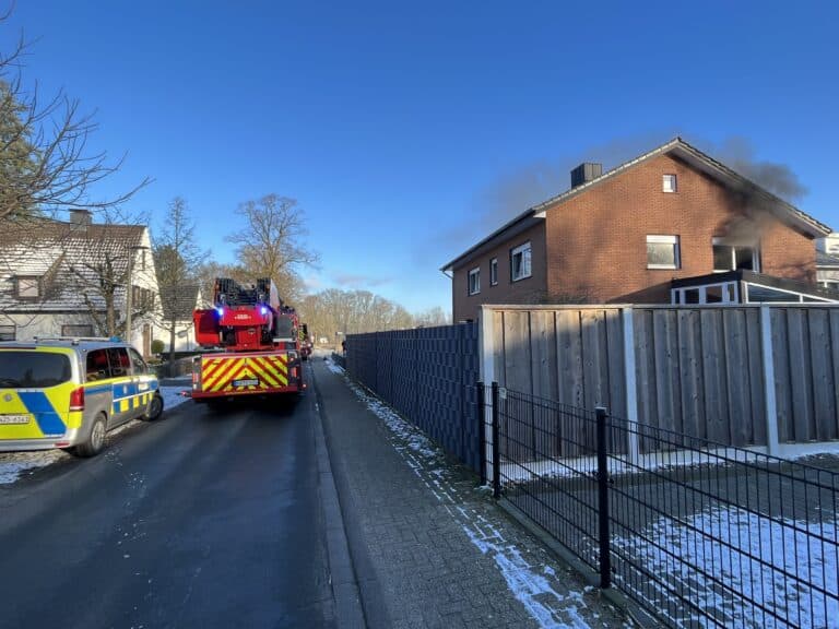 Wohnungsbrand an der Niemaate
