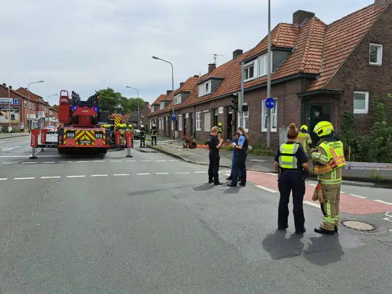 Brand eines Reihenhauses an der Ochtruper Straße