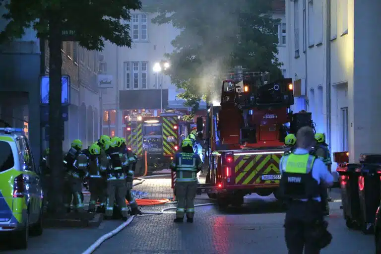 Brand eines Gastronomiebetriebs an der Mühlenmahte