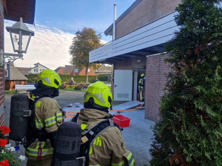 Brand eines Wäschetrockers in einer Hotel-Wäscherei